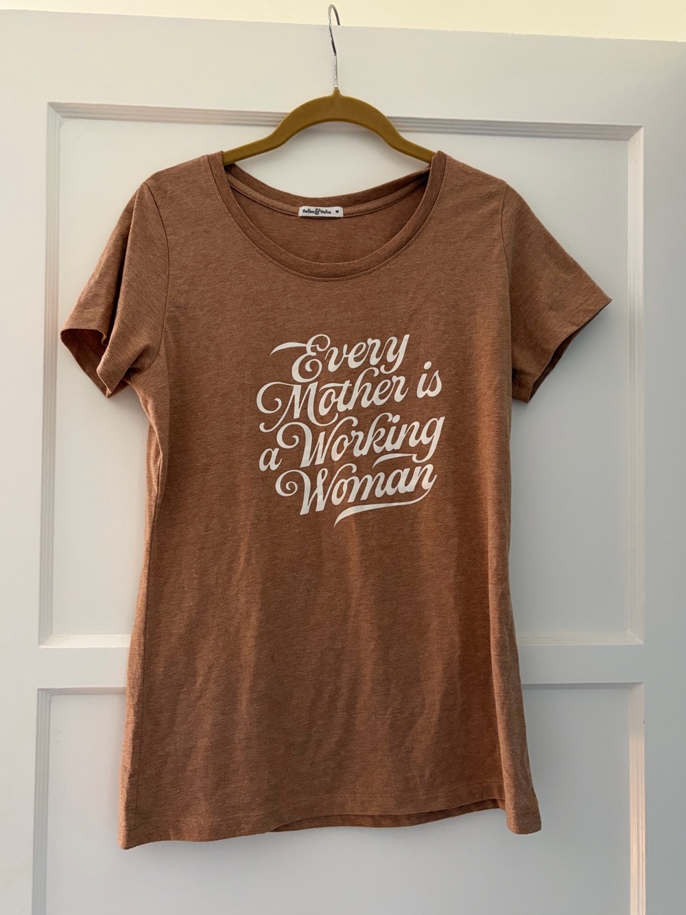 The Bee & The Fox Every Mother Is a Working Woman Scoop Neck Tee